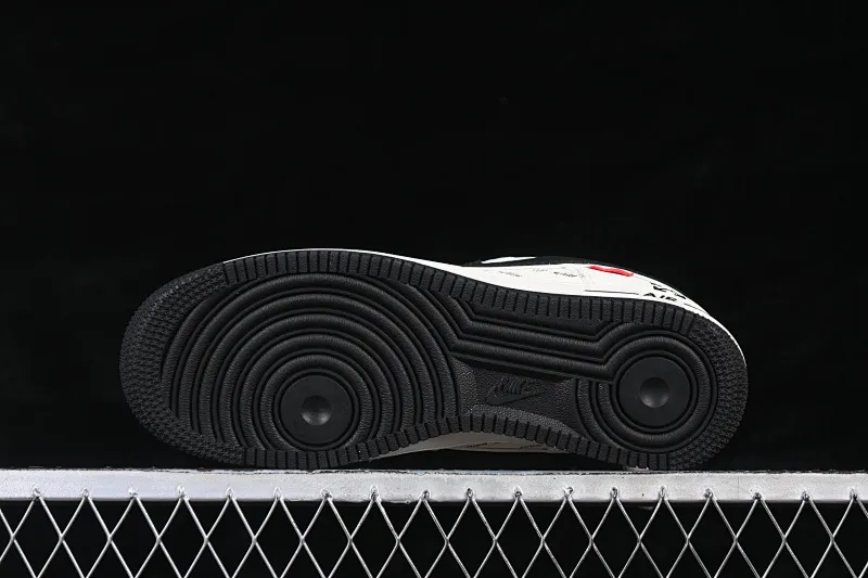 All categories Nk Air Force 1 Air Force series Nk Air Force 1 Low Air Force low top Nike Air Force 1'07 Low joint beige black hook Air Force 1 low top casual sneakers SM6668-117